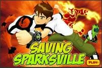 Saving Sparksville: Jogo do Ben 10